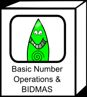Interactive resources for BIDMAS and basic number operations